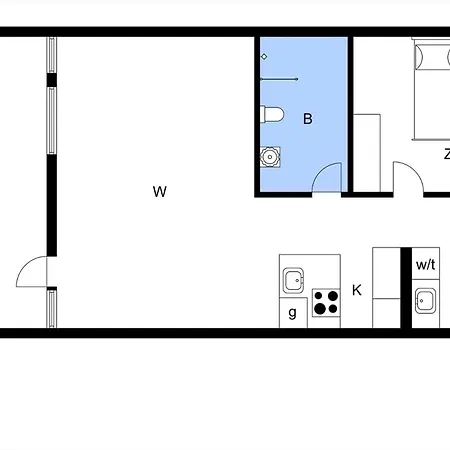 0383-romo-nordre-havnevej-10 Lägenhet Havneby